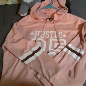 Pink hoodie